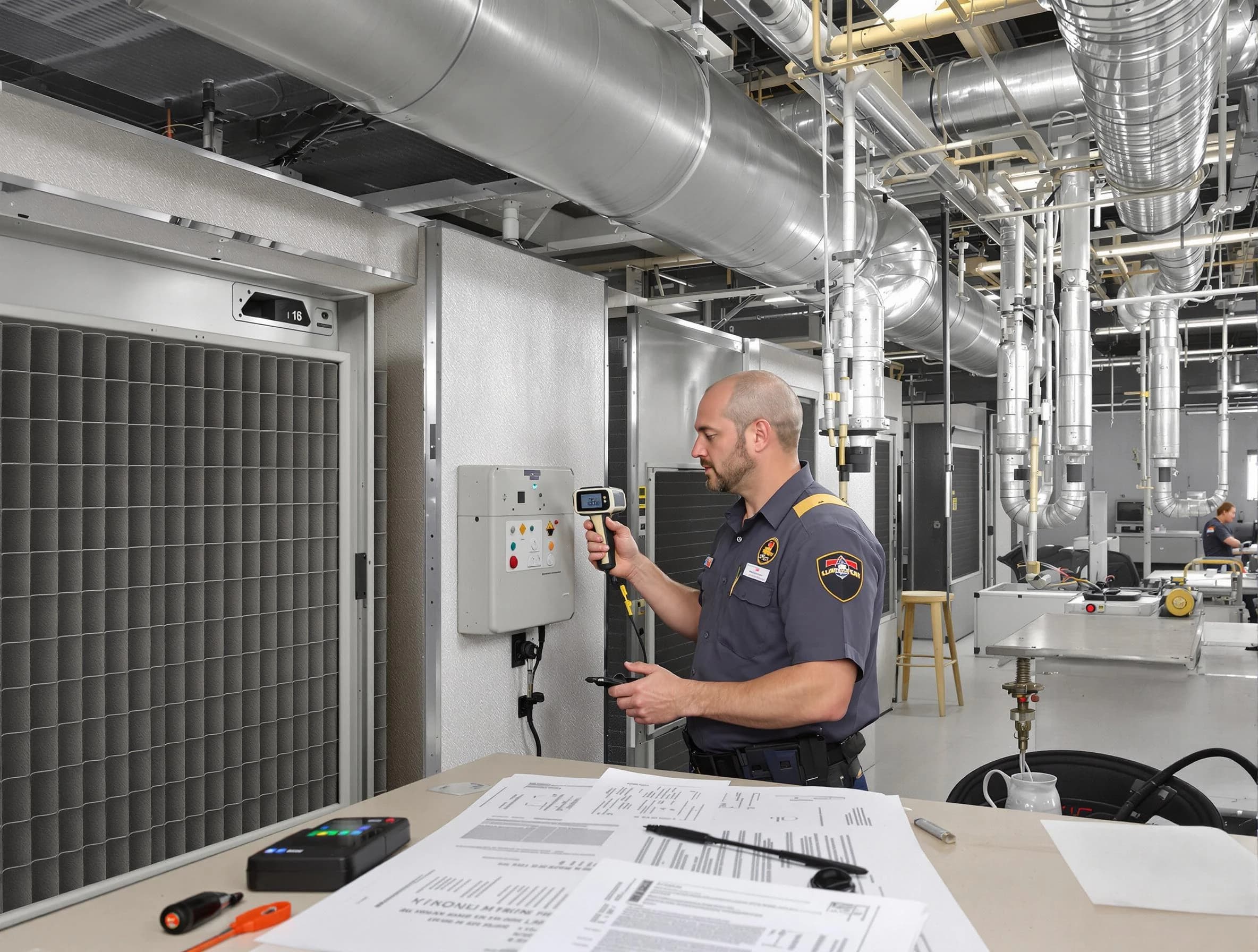 Professional filter system inspection by Dallas Air Duct Cleaning in Dallas